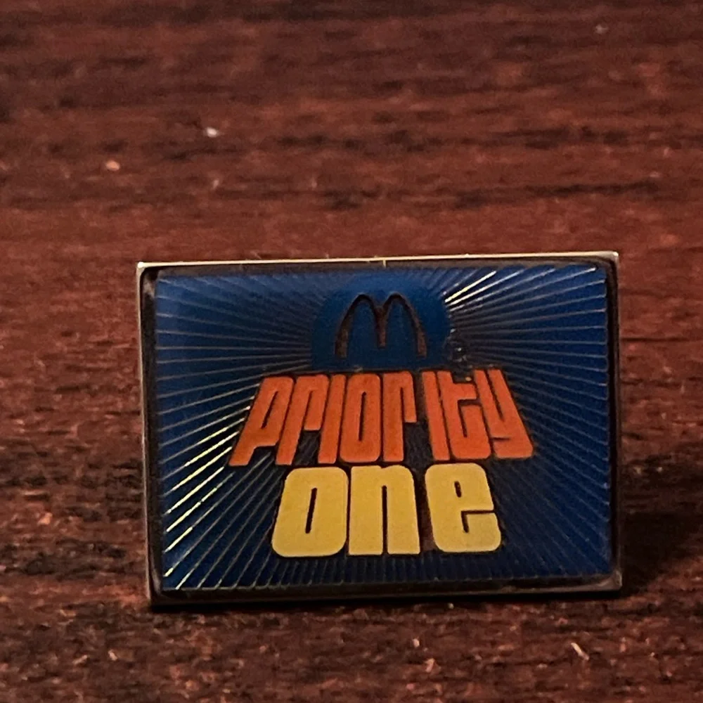 McDonalds white pin